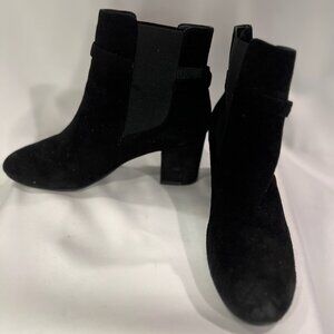 Black Suede Booties